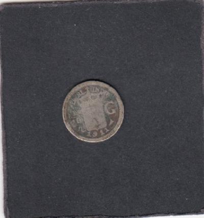 Beschrijving: 1/10 Gulden  